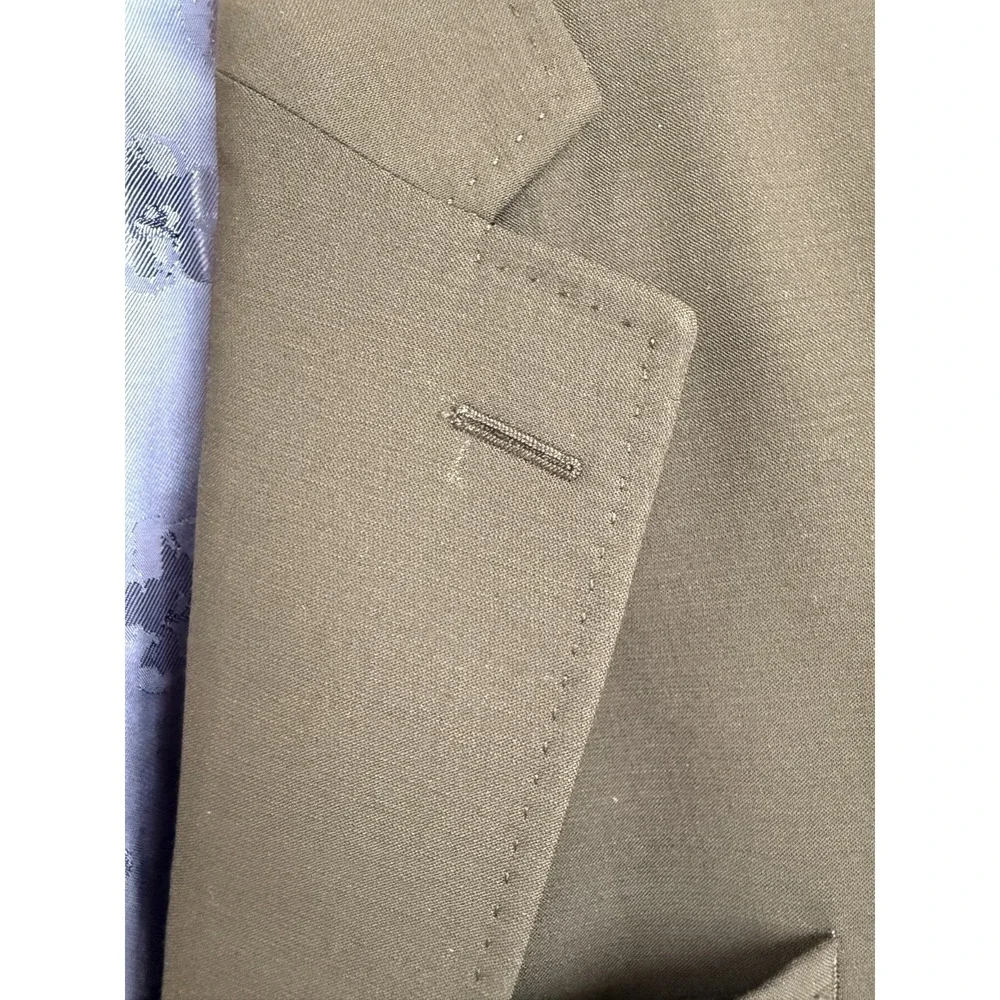 Ted Baker London Men's Black Wool Suit Jacket Blazer Notch Lapel XS